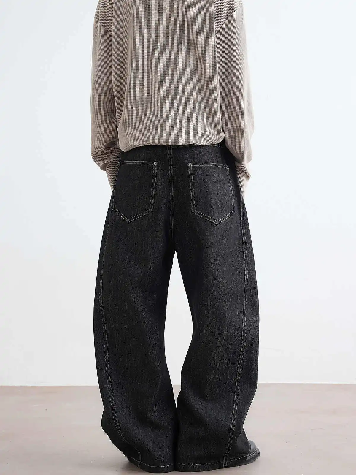 Femmes noir gothique Y2k Emo Baggy Jean japonais années 2000 Style surdimensionné Jean pantalon Vintage Harajuku petit ami Denim pantalon automne