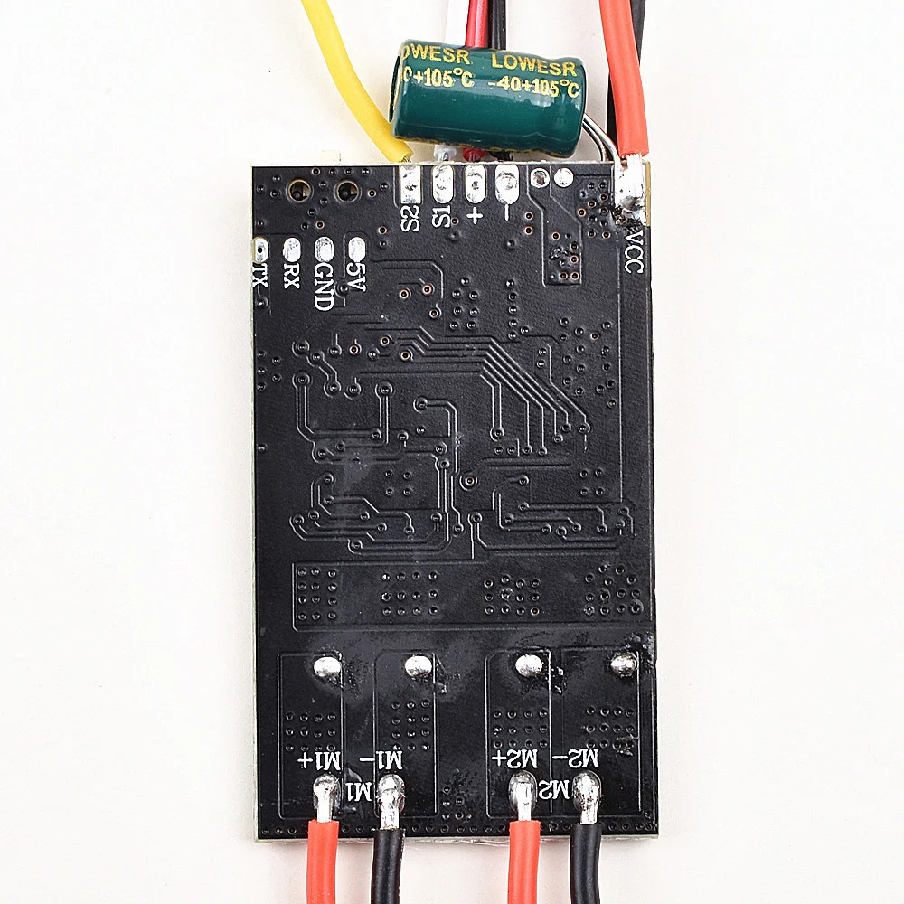 5Ax2 PRO 10Ax2 Dual Way Bidirektionale gebürstete ESC 2s-6S Lipo Geschwindigkeitsregelung für Rc Modell Boot/Tank gebürstete Motor Ersatzteile – Detail 3