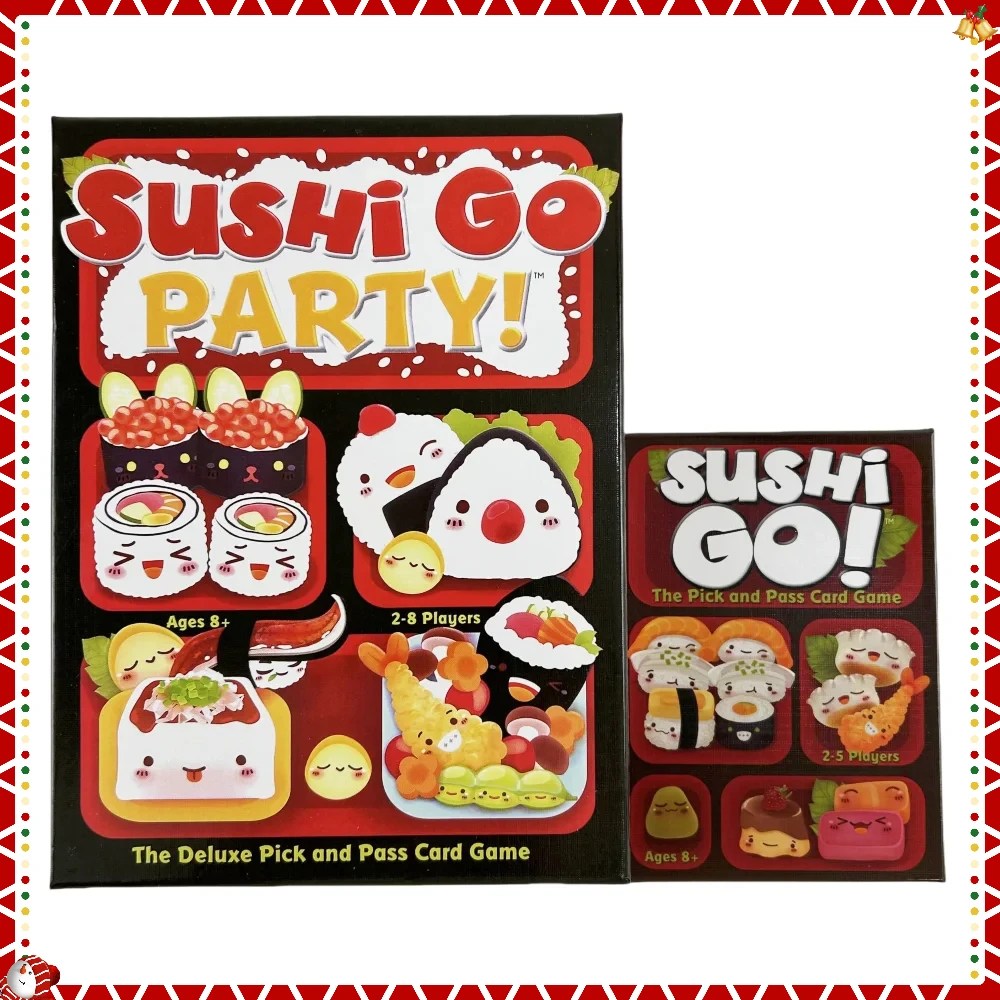 Sushi Go Party Family Gathering Game Card,Fun Card Game,Party Board Deck