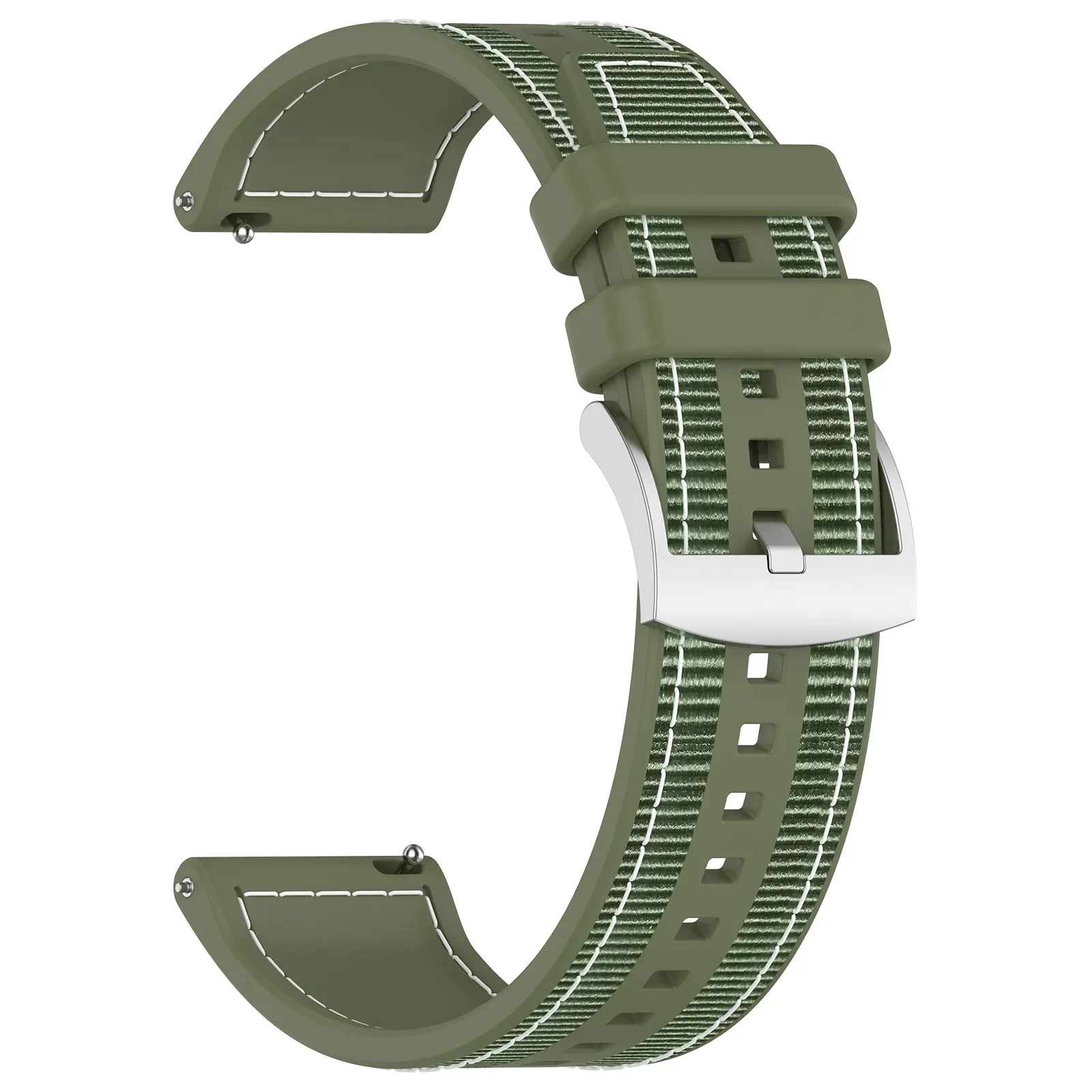 Offizielles Armband für Huawei Watch GT 5 4 46 mm Uhr 4 5 Pro GT 3 2 Pro 46 mm 22 mm Nylon-Sport-Verbund-Silikonarmband – Detail 3