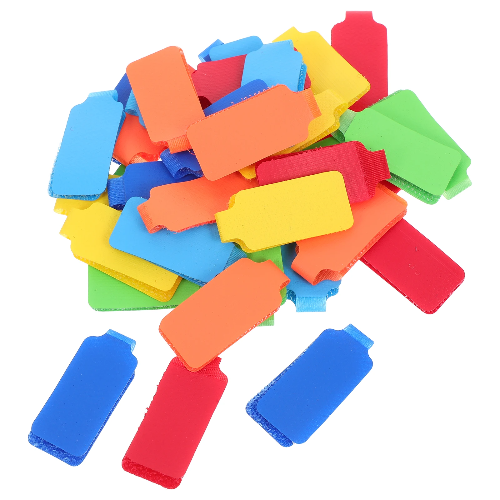 

36Pcs Multicolor Reusable Wire Ties Adjustable Cable Straps Writable Cord Markers Electronic Cable Labels Desk Home Office Use