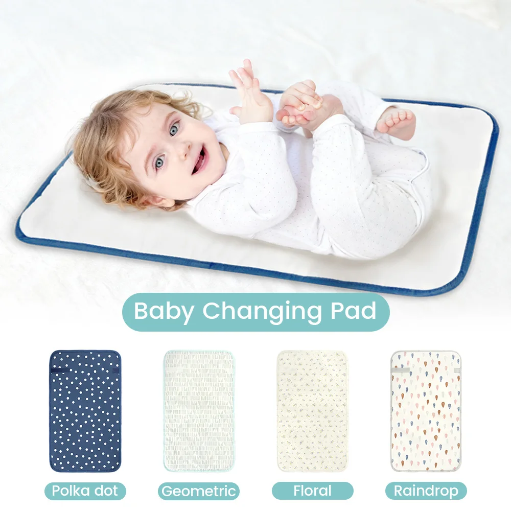 Portable Diaper Changing Pad, Easy Wipe Clean - Foldable Waterproof Baby Changing Mat , Smart Design Portable Changing Mat