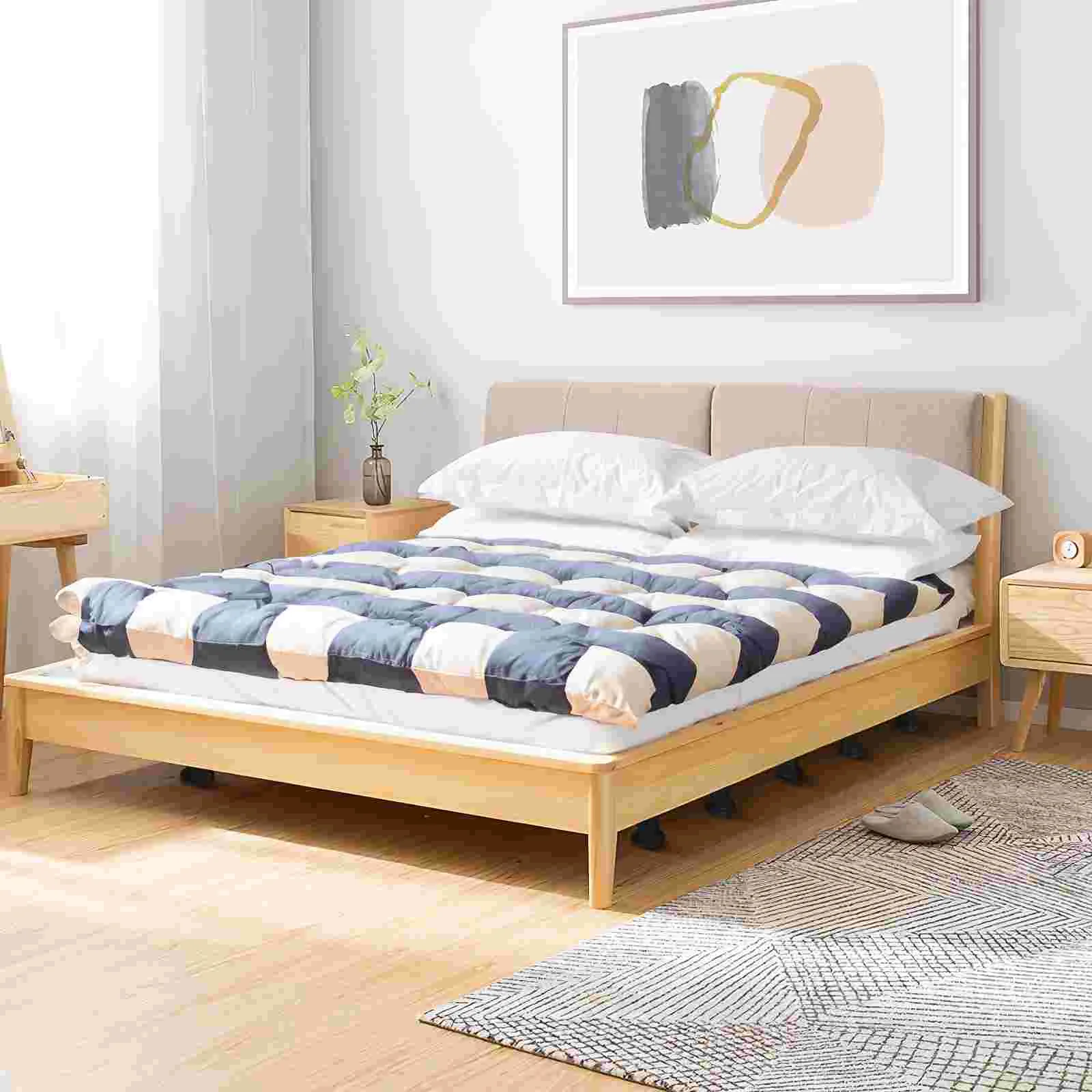 2 Pcs Adjustable Bed Frame Support Stand Baby Crib Mattress Feet Leg Stabilizer Plastic Steel Reinforcement Kit