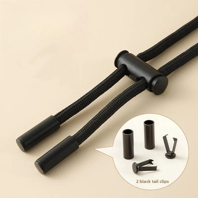 Waist Drawstring Adjustment Buckle Sports Pants Elastic Round Waistband Clip Trouser Drawstring Waist Tightening Accessories