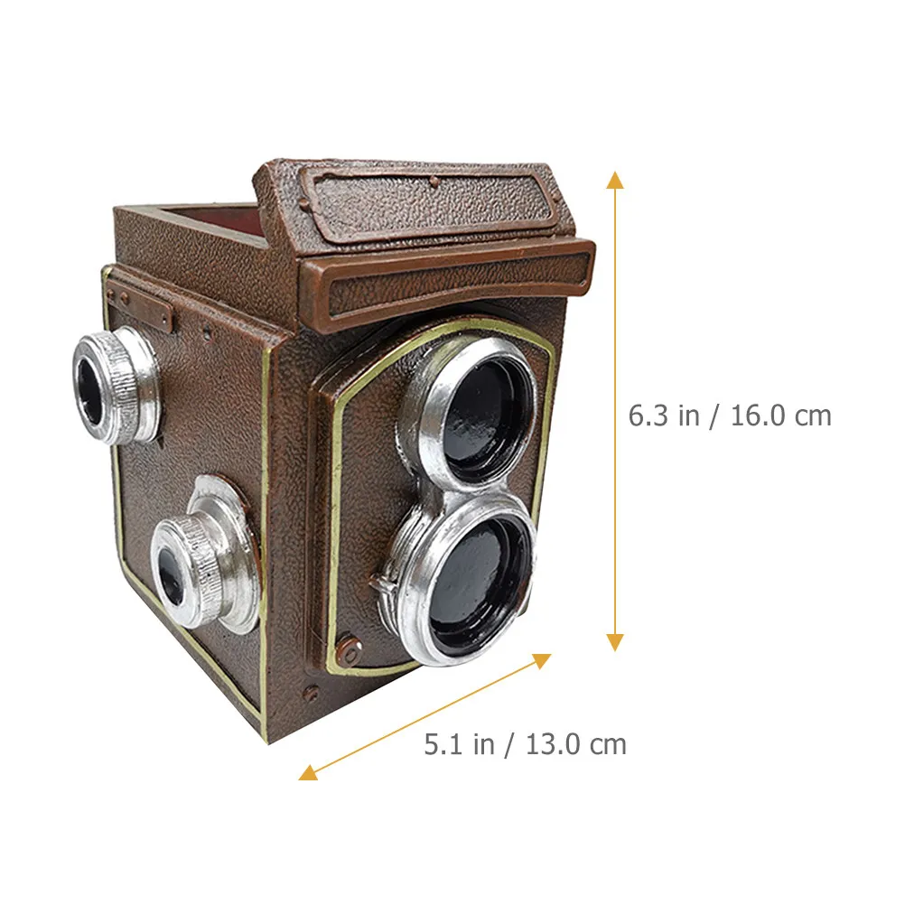 Camera-Shaped Resin Flowerpot for Indoor Outdoor Balcony Windowsill Decor – Small Planting Container
