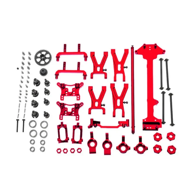 WLtoys 1/18 A949 A959 A969 A979 K929 RC Car Upgrade Part Swing Arm Steering Cup Steering Group Rear C-shaped Seat Shock Absorber