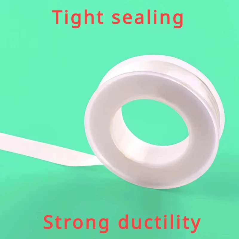 Red Shell Raw Material Tape PTFE Waterproof Tape Plumbing and Heating Engineering Seepage Prevention Water Leakage Repair