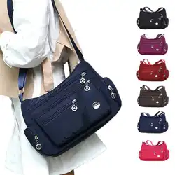 Fashion Women Shoulder Messenger Bag Waterproof Nylon Crossbody Bag Handbags Large Capacity Travel Bags Purse