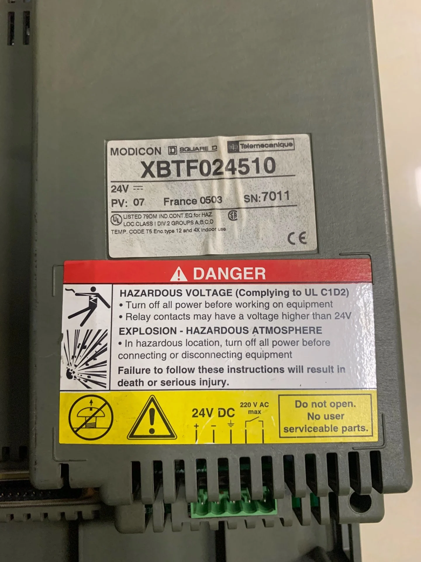 XBTF024510 Schermo HMI per Schneider