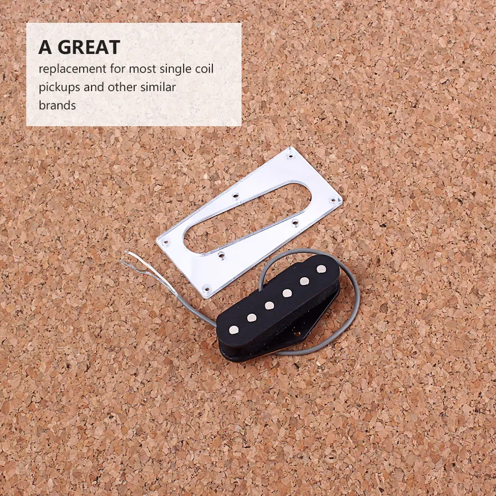 

Cover Electric Guitar Pickup Mounting Ring Pre-Drilled Holes Color-Matching Screws Included Conversion