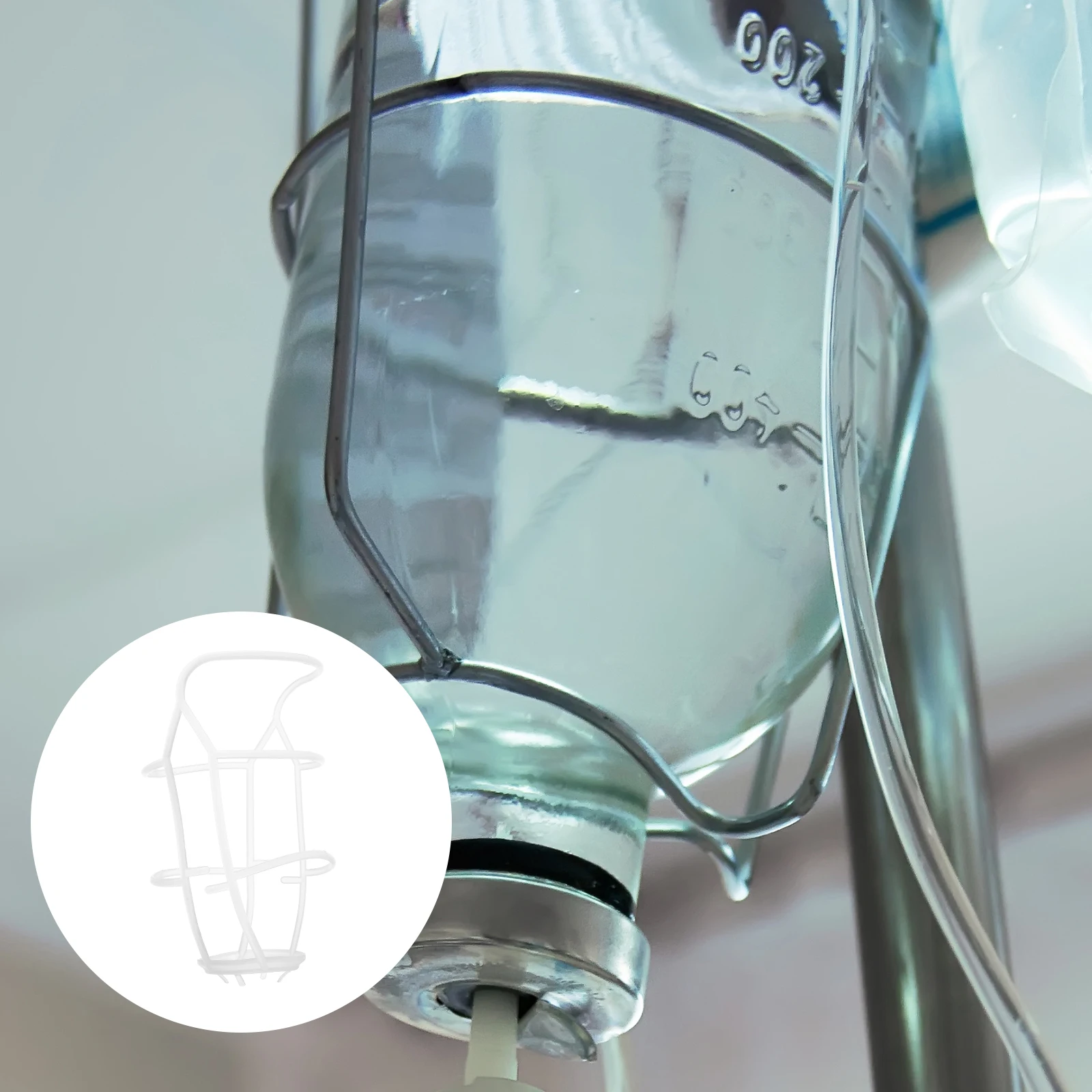 

20pcs Infusion Bottle Net Cover Reusable Plastic Hospital Saline Bottle Holders Storage Cage Set Teaching Accessories