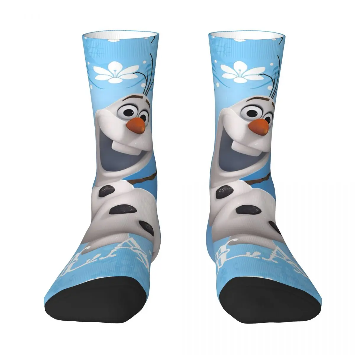 Frozen Cute Olaf Socks Spring Stockings Leisure Men Soft Breathable Socks Custom Outdoor Anti Bacterial Socks