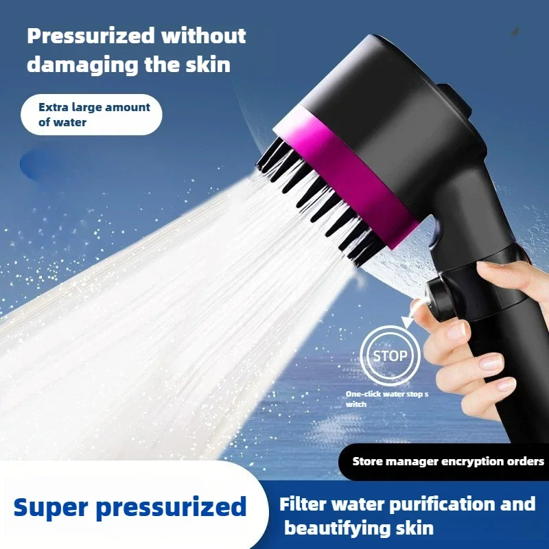 

Powerful pressurized skin beauty shower head bathroom bath filter shower head spray head