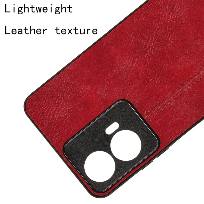 For Motorola G04 G24 Case Luxury Calfskin PU Suture Leather lines Back Cover ShockProof Case For Moto G24 G04 hone Case