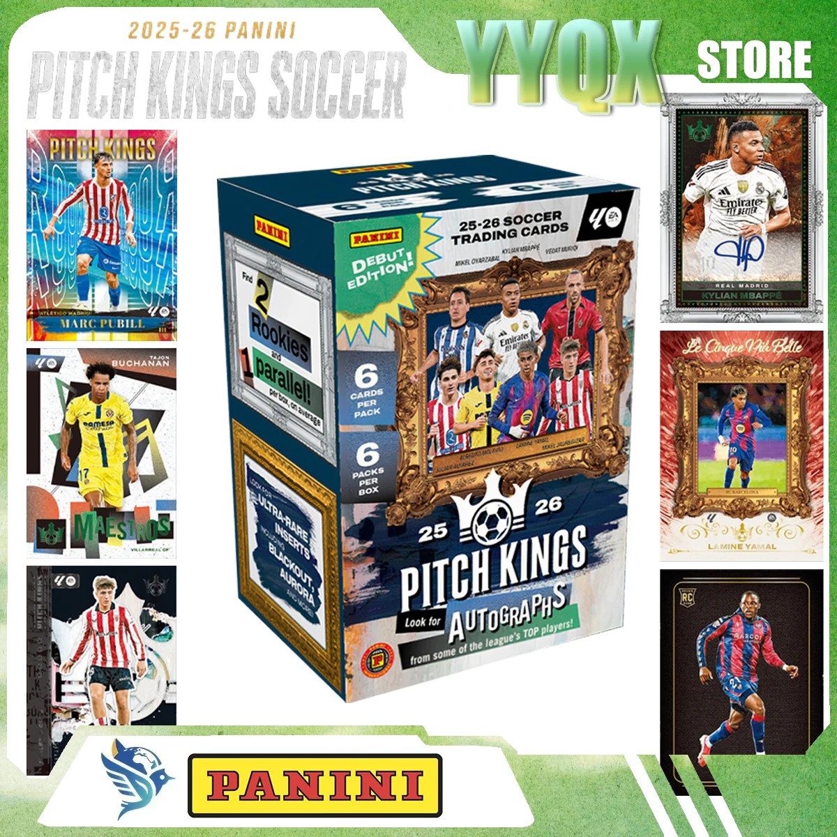 Panini 2026 NEW Prizm Counter Display FIFA World Cup Kylian Mbappé‌ trading card football Collection periphery Genuine Surprise