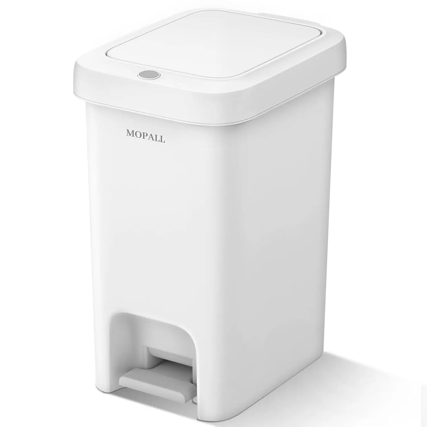 

21.5L/5.7Gal Bathroom Trash Can w/ Lid Soft Close, Bathroom Garbage Can with Press Top Lid & Foot Pedal,