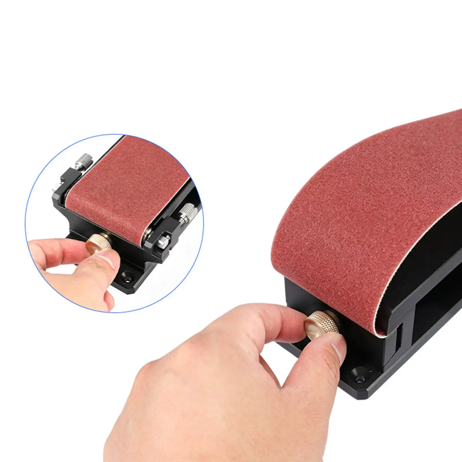 Woodworking Sandpaper Clip Adjustable Fixture Leather Sharpening Tool for Craft Enthusiast Projects