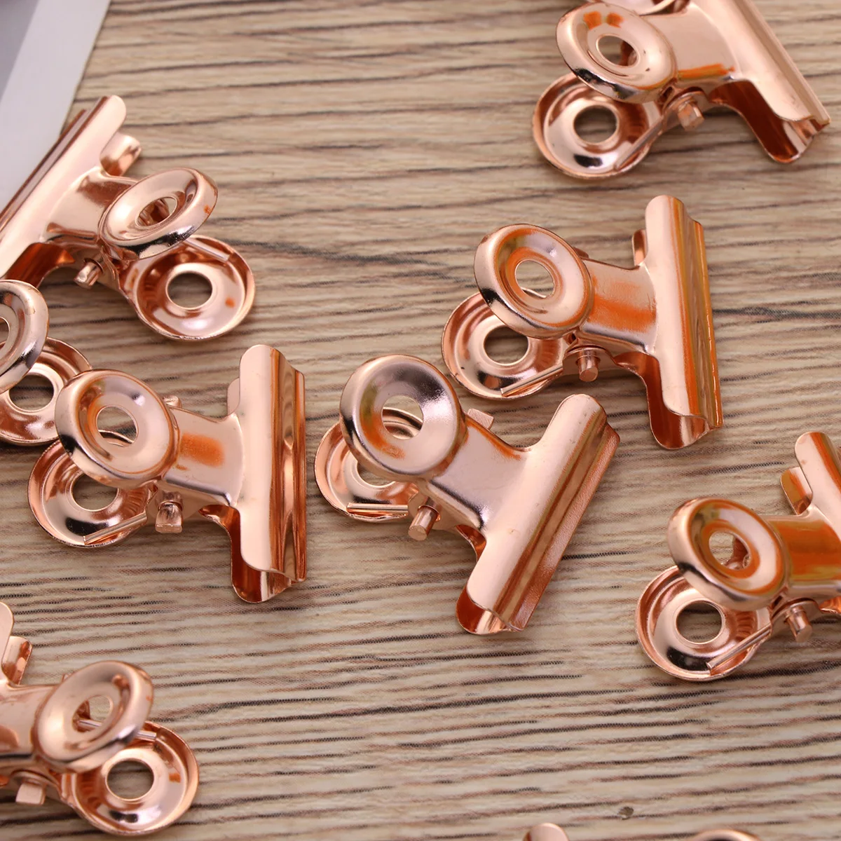 

40 Pcs Metal Clip Office Supplies Financial Binder Clips Stationery Folder Paper