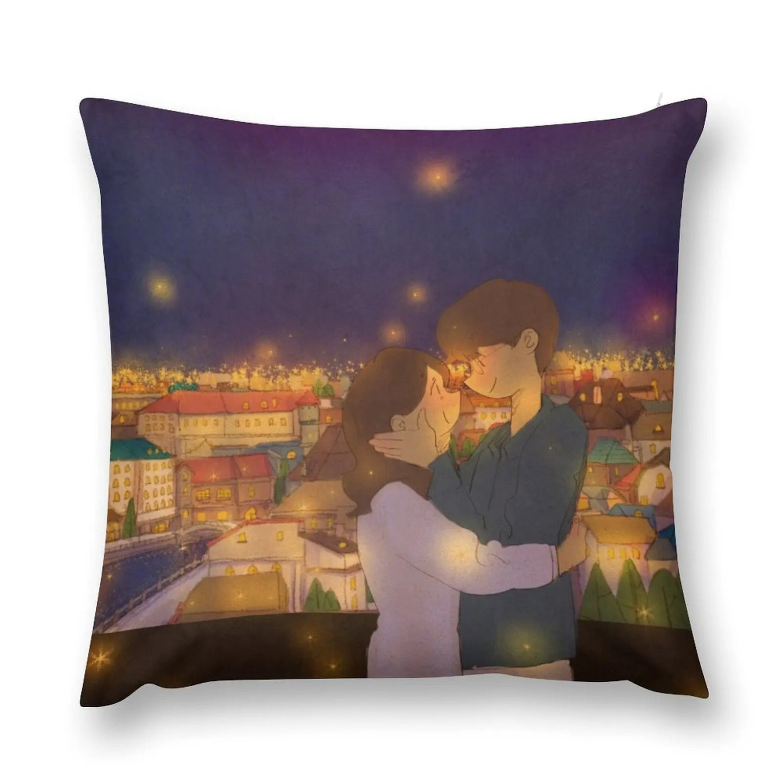 Puuung Illustration No.541 Throw Pillow Sofa Cover Christmas Pillows Sofa Cushions Cover pillow