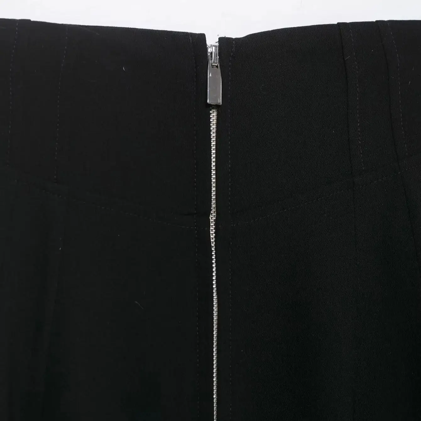 Damskie długie spodnie wiosenne, nowy styl, jednolity kolor, ozdobny zamek błyskawiczny, spodnie z wysokim stanem, moda do pracy, casualowe, z charakterem.