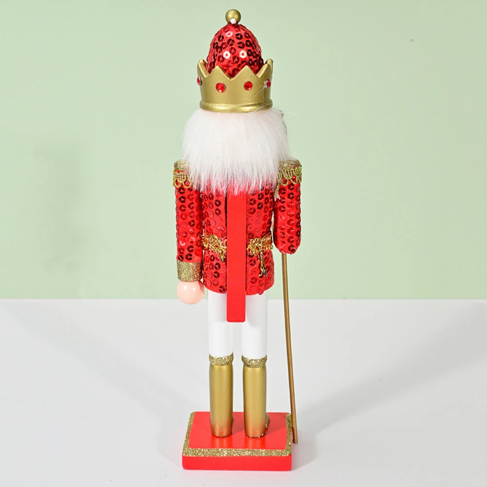 

Wooden Soldier Decoration Christmas Party Supplies Festival Nutcracker Craft Unique Xmas Decor Small Nutcrackers Figures Holiday