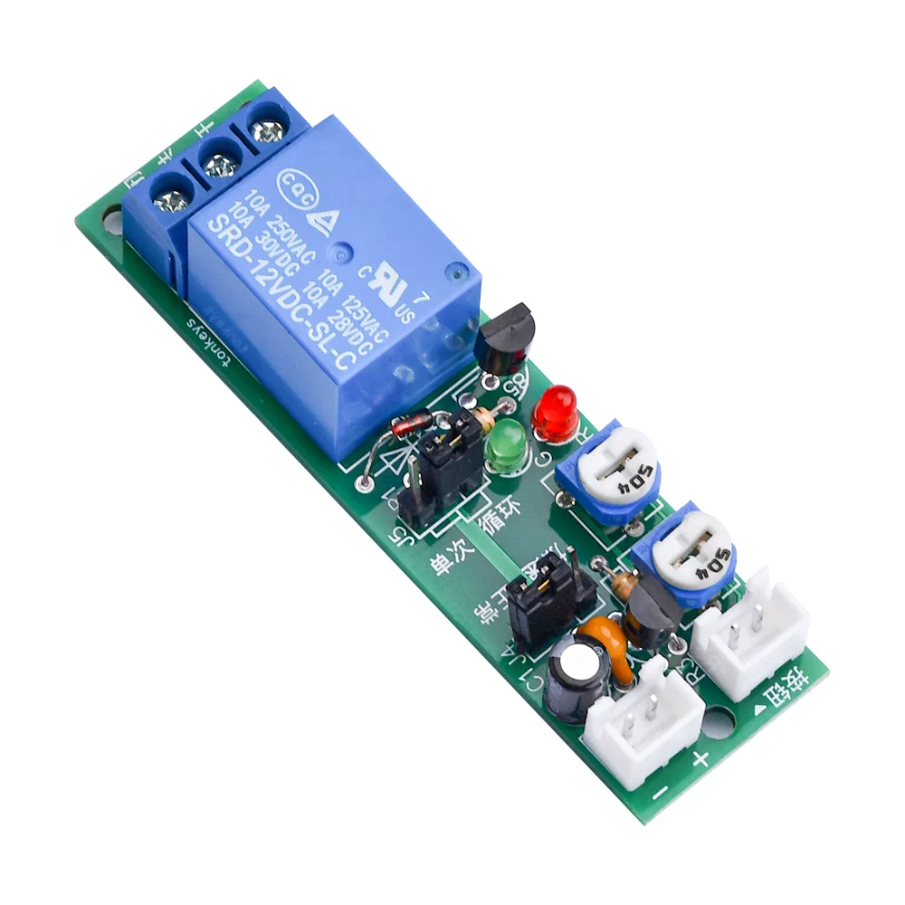JK11 Einstellbares Zyklus-Timer-Relais Verzögerung Ein/Aus-Schalter Relais-Modul DC 5V 12V 24V Timer-Relais-Modul Stromversorgung – Detail 20
