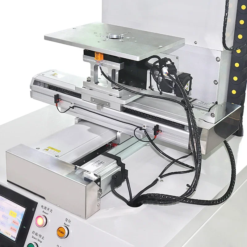 PLC touch screen workbench front and rear left and right module adjustment screen printing machine