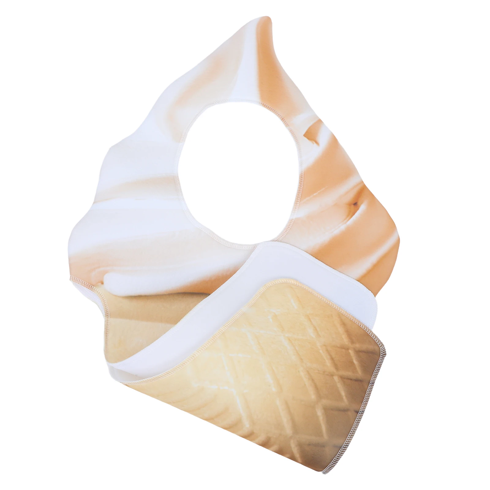 

Ice Cream Costume Funny Party Outfit Birthday Halloween Carnival Comfortable Lightweight Reusable Cone Clown Vendor Dress