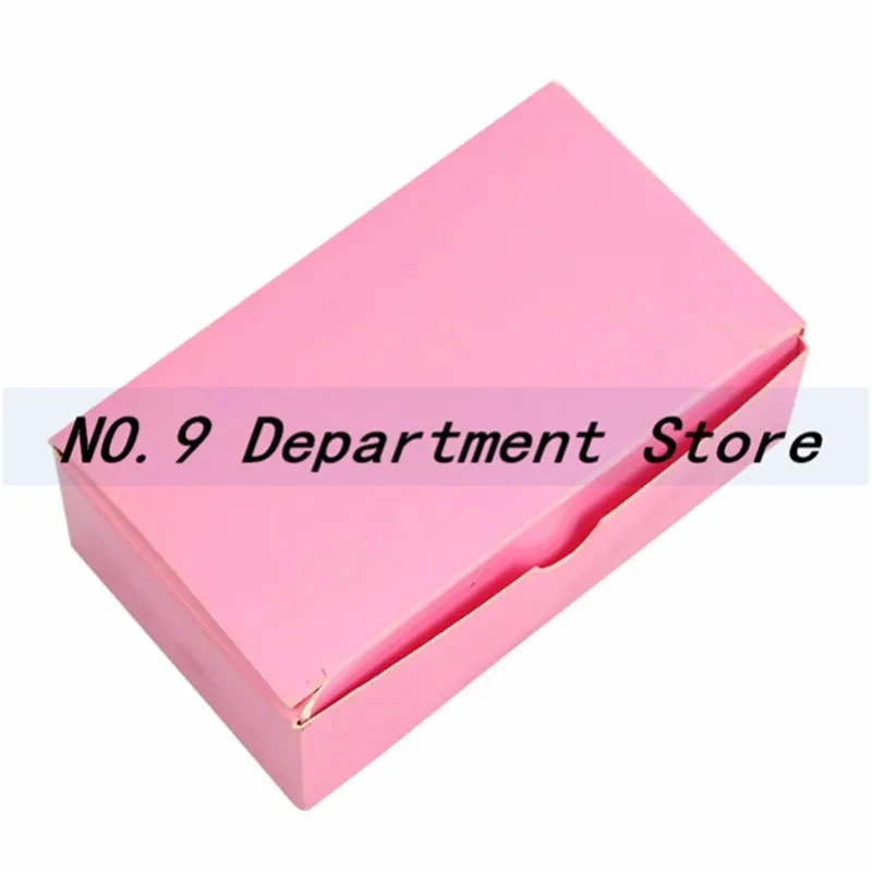 100pcs/box Cute blank pink message card Diy gift label Stationery Business Cards Memo word for Wedding Party Greeting Postcard