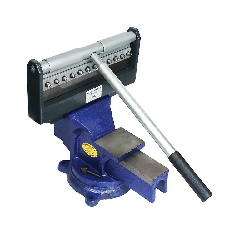 Miniature folding machine, manual bending machine, bending tool, sheet iron folding bending tool