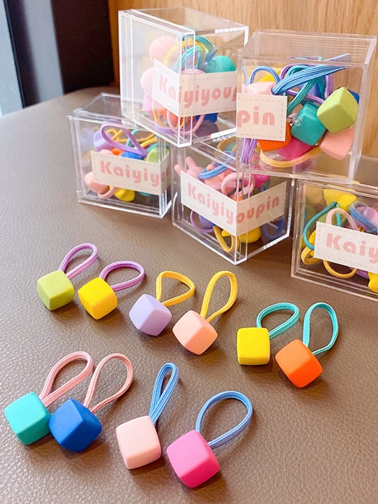 10 Stück Baby-Haargummis – keine Haarschäden, hochelastische Haarseile, Haarbänder für Kinder, Haarschmuck für Mädchen – Detail 7