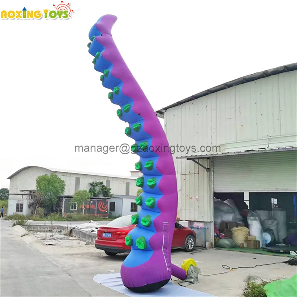 

Outdoor Giant 2-7 Meters High Inflatable Octopus Tentacle Model For Halloween Stage Party Building Events Advertising Decoration