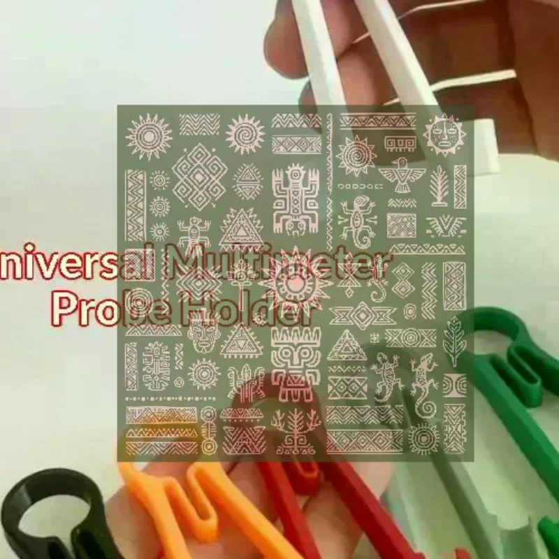 10Pcs 10 Mm Dia Multimeter Probe Holder Tester Clamping Tool Electrical Testing Power Supply Maintenance Accessories