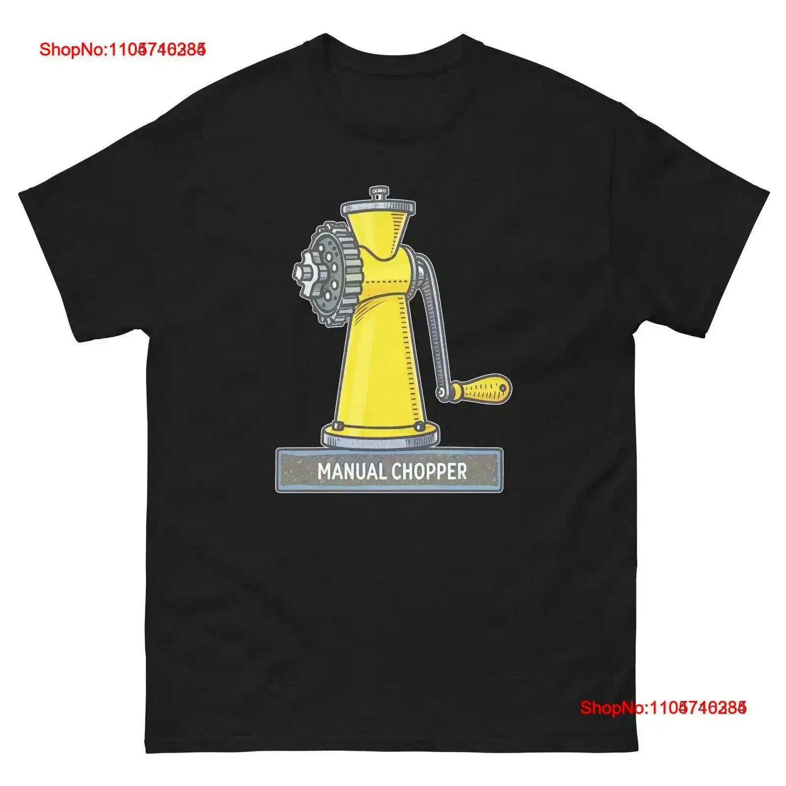 Manual Chopper Kitchen Home Cooking Culinary Utensil T Shirt vintage Washed Versatile Breathable Soft Comfortable streetwear