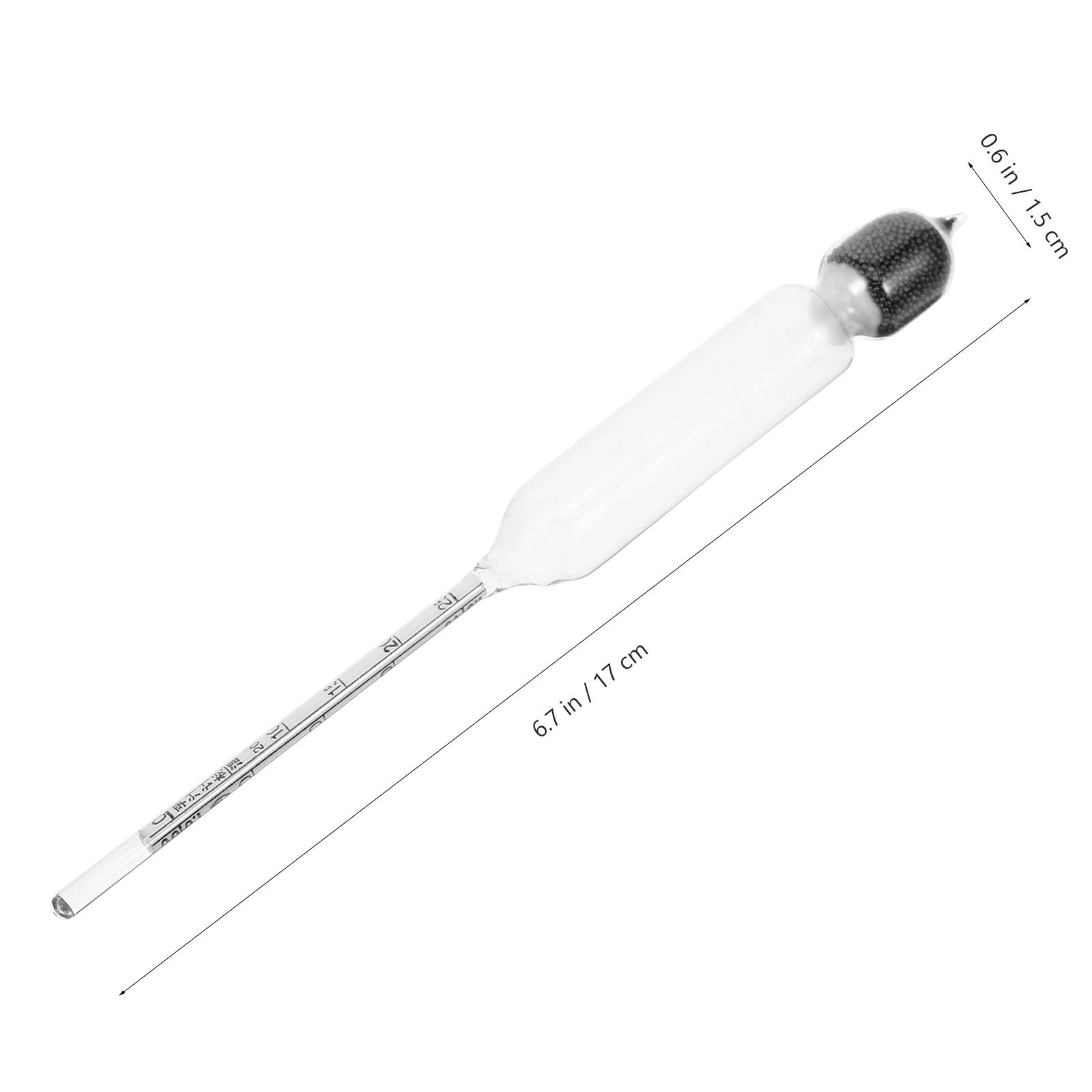 Density Meter Kitchen Supplies Milk Tester Hydrometer for Home Glass Measure Supply Lactate Beginners