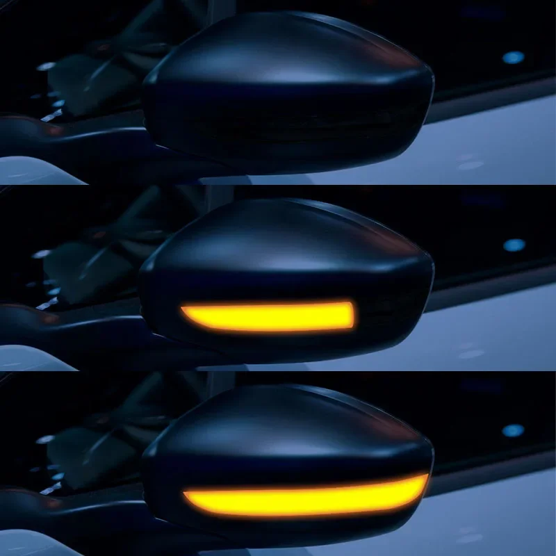 ديناميكية LED الجانب مرآة الوامض أضواء بدوره إشارة مصابيح 2 قطعة لبيجو 2008 208 2013-2020 لسيتروين C3 C4 الصبار 2016- #3