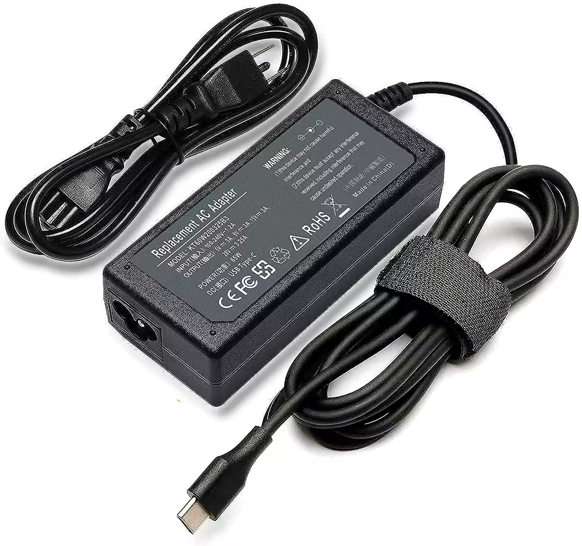 מטען USB-C 65W 45W עבור Lenovo ThinkPad T480 T480s T580 T580s T490 T490s T495S T590 T470 E585 E580 E590 E595 E495 E490 E490S