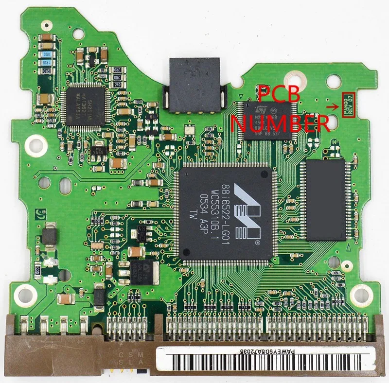 SA Desktop hard disk circuit board /Board Number: BF41-00090A PANGO REV 07