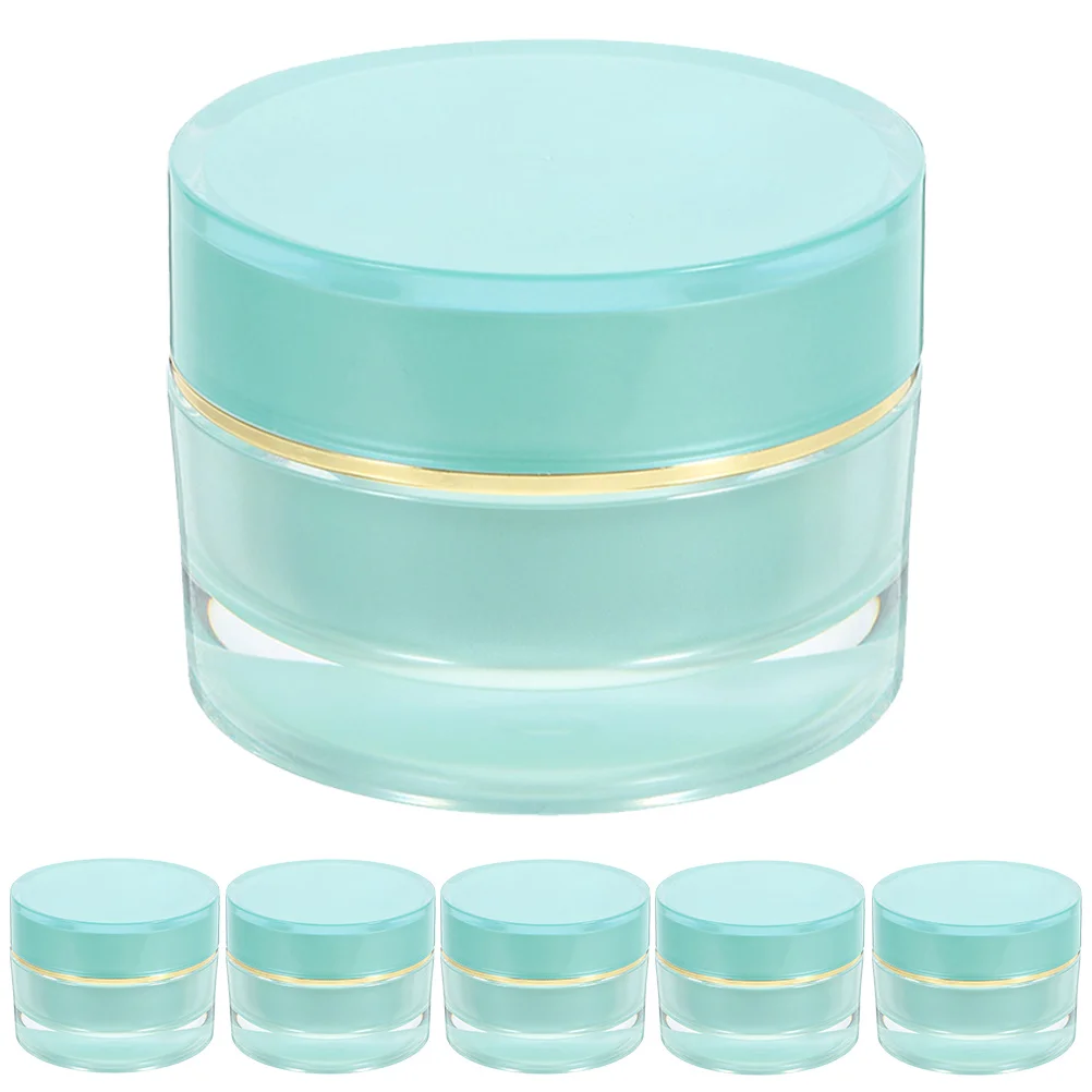 

Acrylic Cream Jar Food Storage Containers with Lids Airtight Eye Bottle for Travel