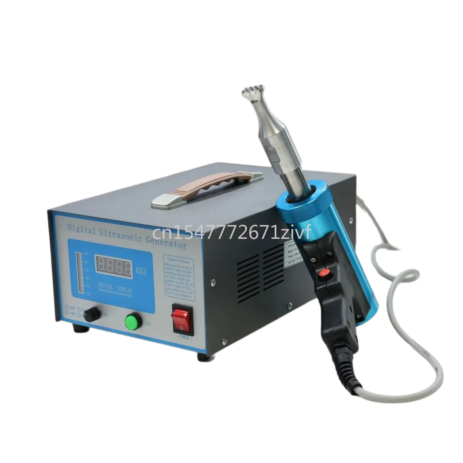 

Ultrasonic Welding Machine - High Frequency Hand Tool, Stable Ceramic Transducer and Portable Handle