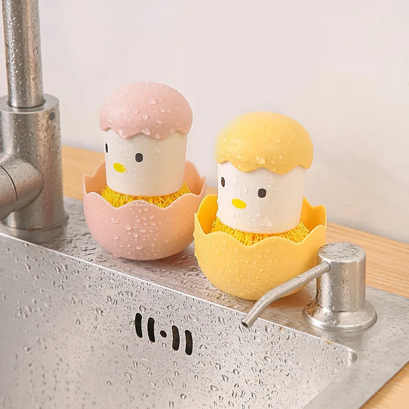 

1 шт. шарик для чистки кухни, бытовая посуда для мытья посуды, средство для удаления пятен, шарик из стальной проволоки с ручкой, шарик для чистящей щетки