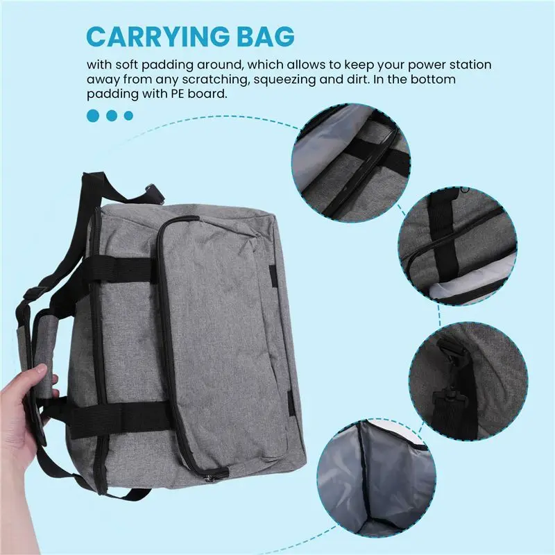 A84X-Carrying Bag For Jackery Portable Power Station Explorer 1000,Waterproof Carrying Bag For Jackery Portable Power Station