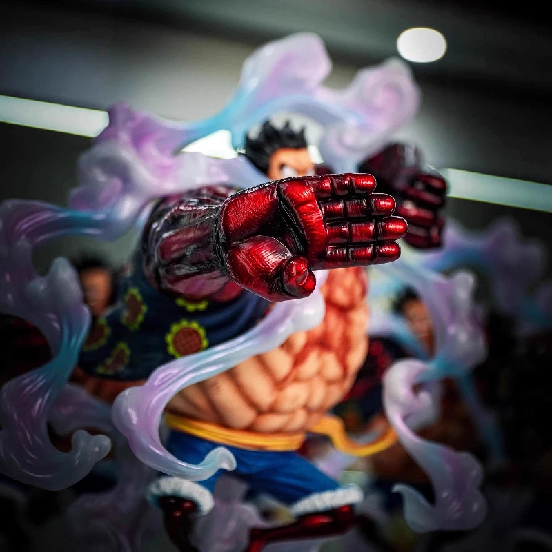 Een Stuk 1/6 Gear Vierde Luffy 38 cm Actiefiguren Anime Karakter GK Model Prachtige Standbeeld Perifere Speelgoed Bureau Ornament Gift