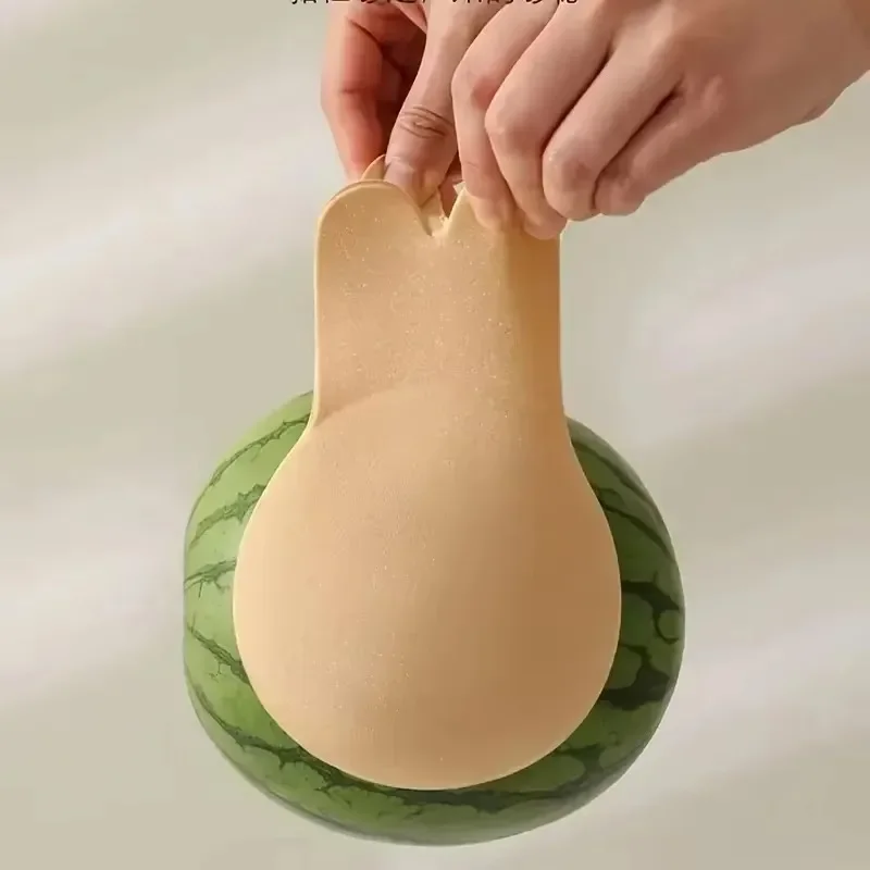 حمالات صدر نسائية بدون ظهر حمالة صدر غير مرئية ذاتية اللصق بدون حمالات حمالة صدر لاسلكية قابلة لإعادة الاستخدام من السيليكون حمالة صدر لاصقة لرفع الثدي #6