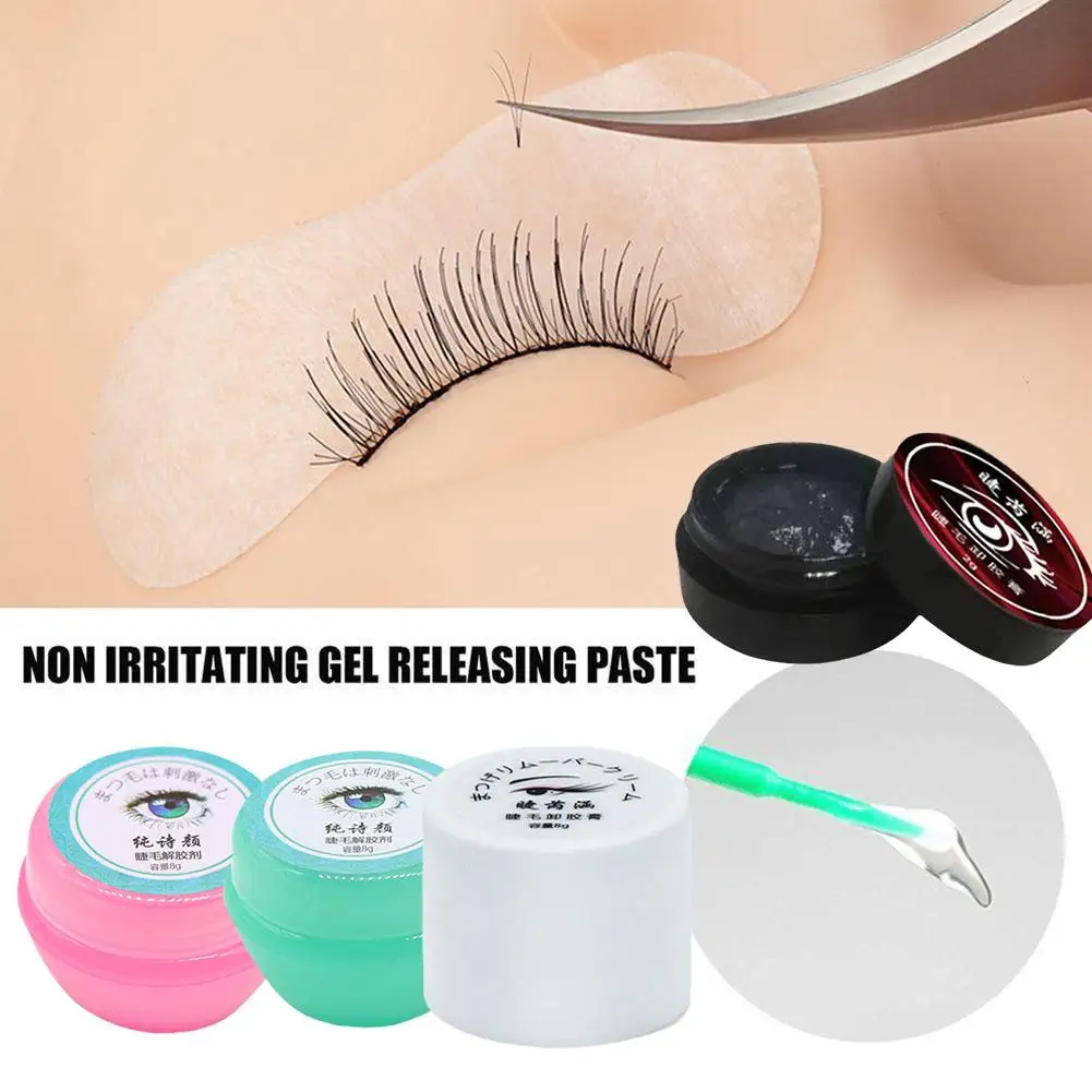 Crème démaquillante pour extensions de cils, saveur de fruits, zéro épaisseur, maquillage parfumé, outils rapides remodelés, J1Z9