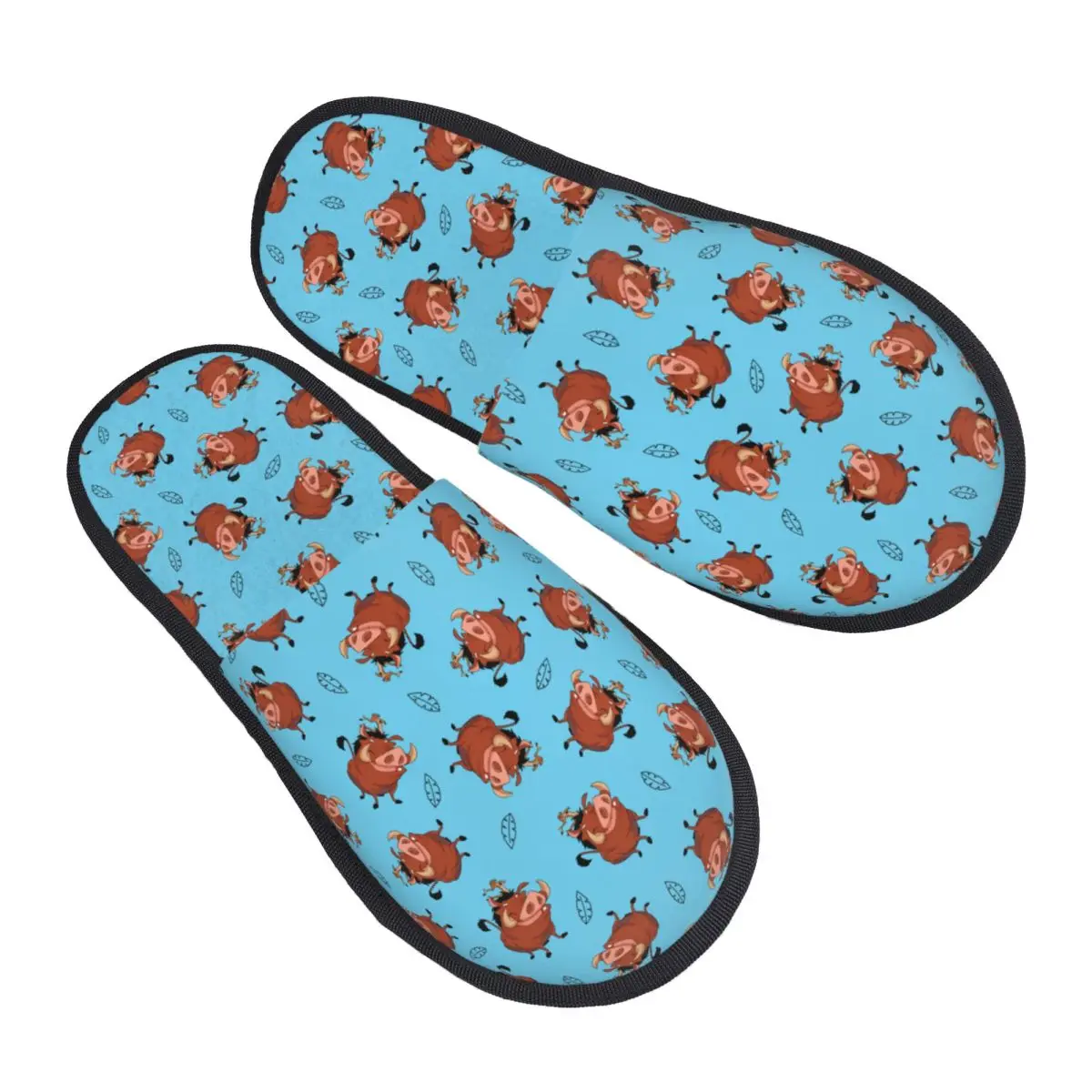 

The King Lion Simba And Nala Guest Slippers for Spa Women Custom Print House Slipper