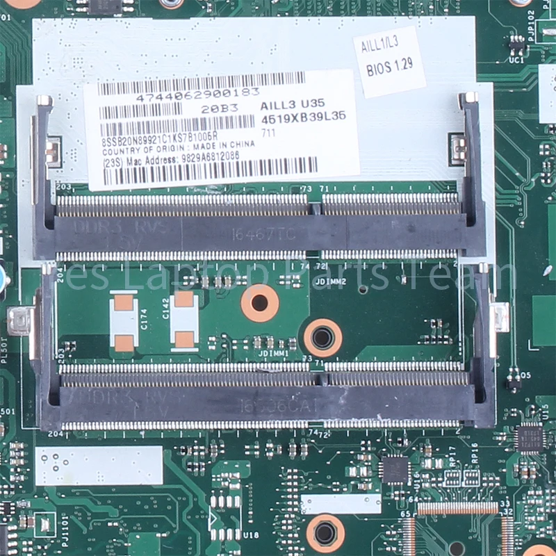 Imagem -04 - Lenovo-thinkpad L560 Motherboard Laptop Mainboard La-c421p 01lv938 01lv933 01lv953 I36100u I5-6200u