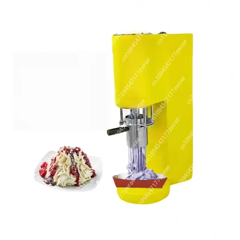 High Capacity Commercial Ice Cream Machine Stainless Steel Construction Milk-Based Dual Voltage for Restaurant Use