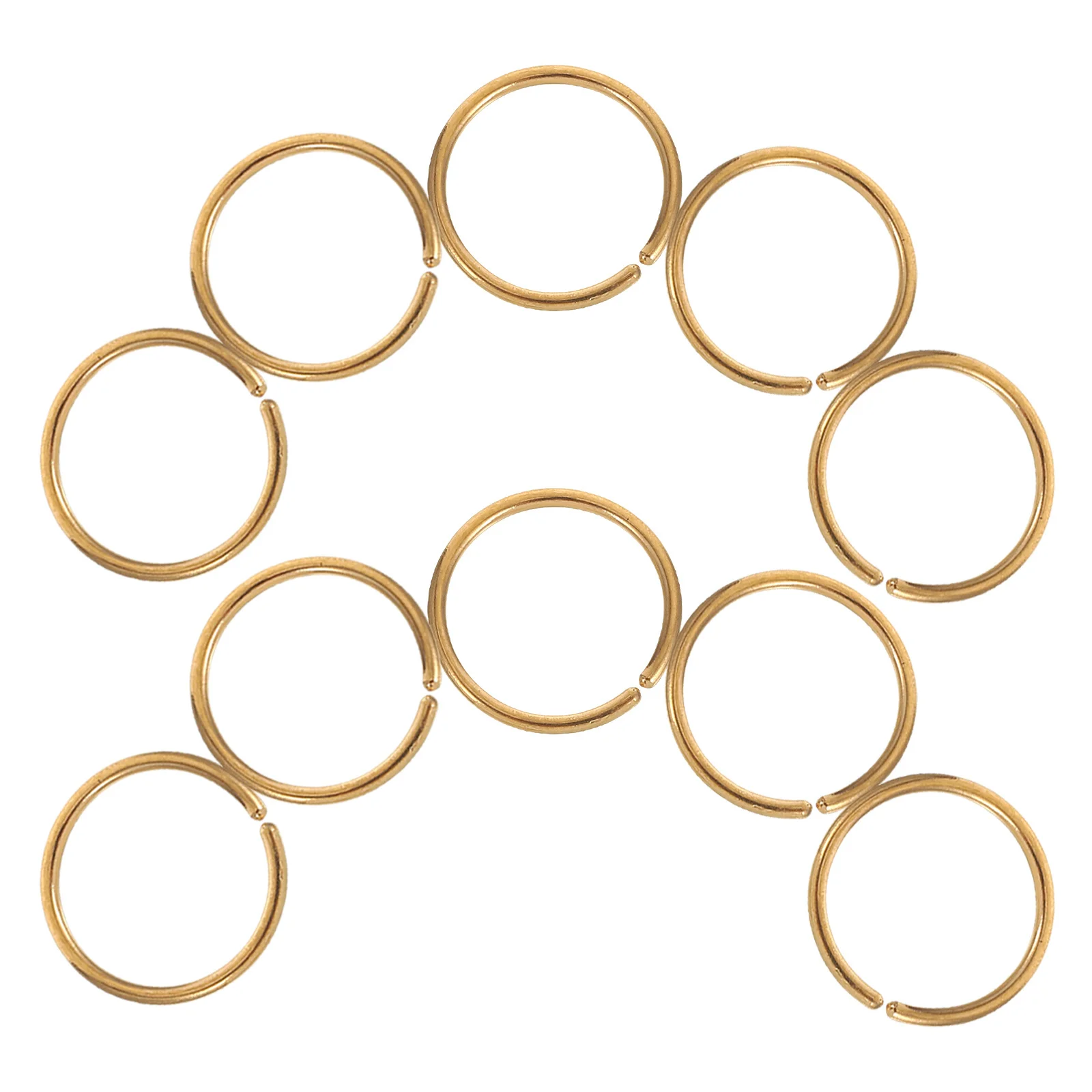 

30Pcs Stainless Steel Nose Hoops Minimalist Body Jewelry Rings Safe Nose Piercing Rings Lightweight Comfortable for Daily Wear