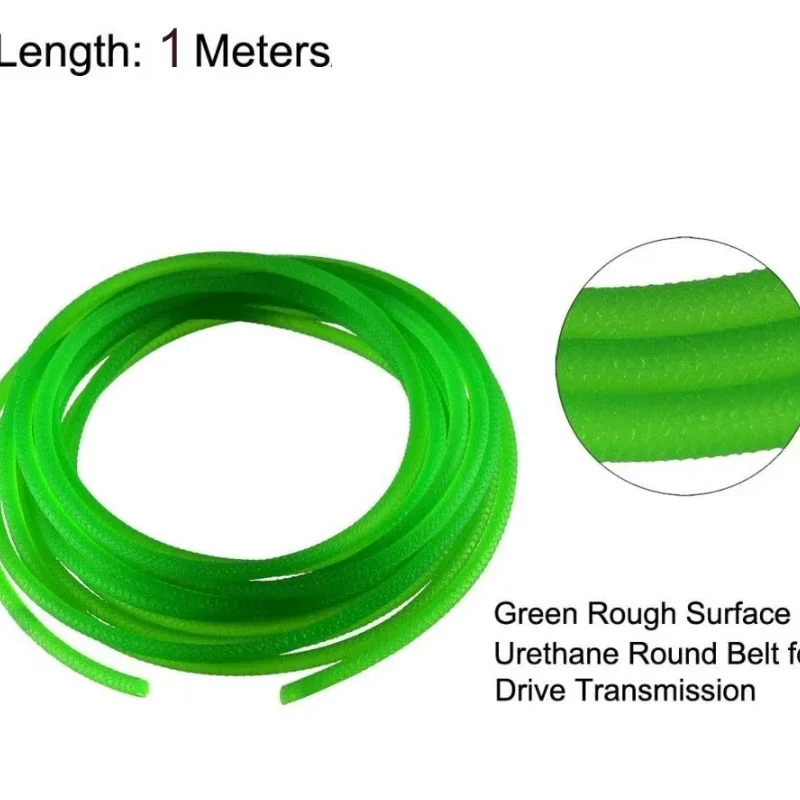 الأخضر الخشنة البولي يوريثين الصلبة بولي PU حزام مستدير حزام مستدير محرك حزام 1.5/2/2.5/3/3.5/4/4.5/5.5/6/7/8/9/10/11/12/15 مللي متر ~ 18 مللي متر
